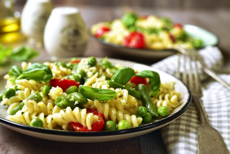Pasta Primavera with Asparagus, Tomatoes and Peas Feeding Pennsylvania
