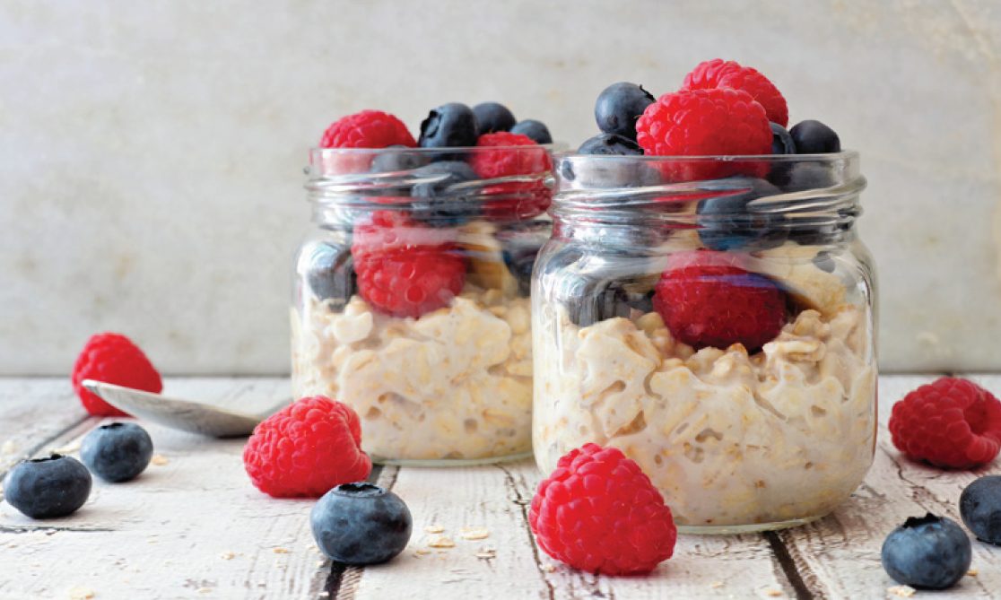 Banana Berry Overnight Oats Feeding Pennsylvania